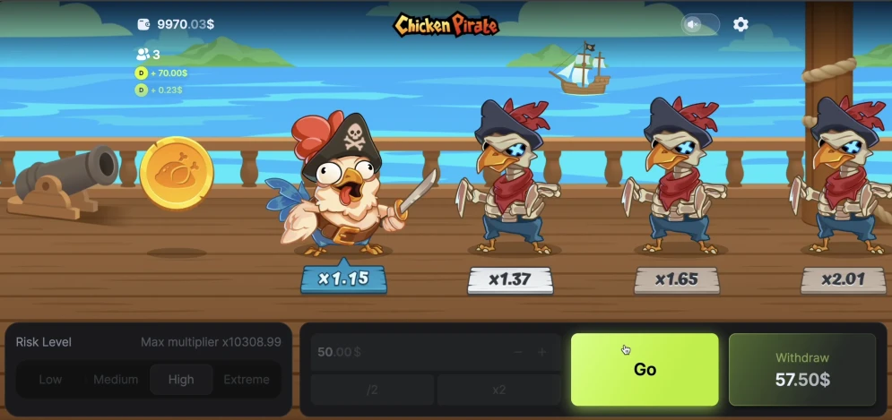 Chicken Pirate Slot